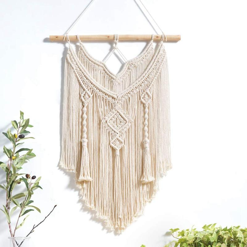 Natural Macrame Wall Hanging Tapestry